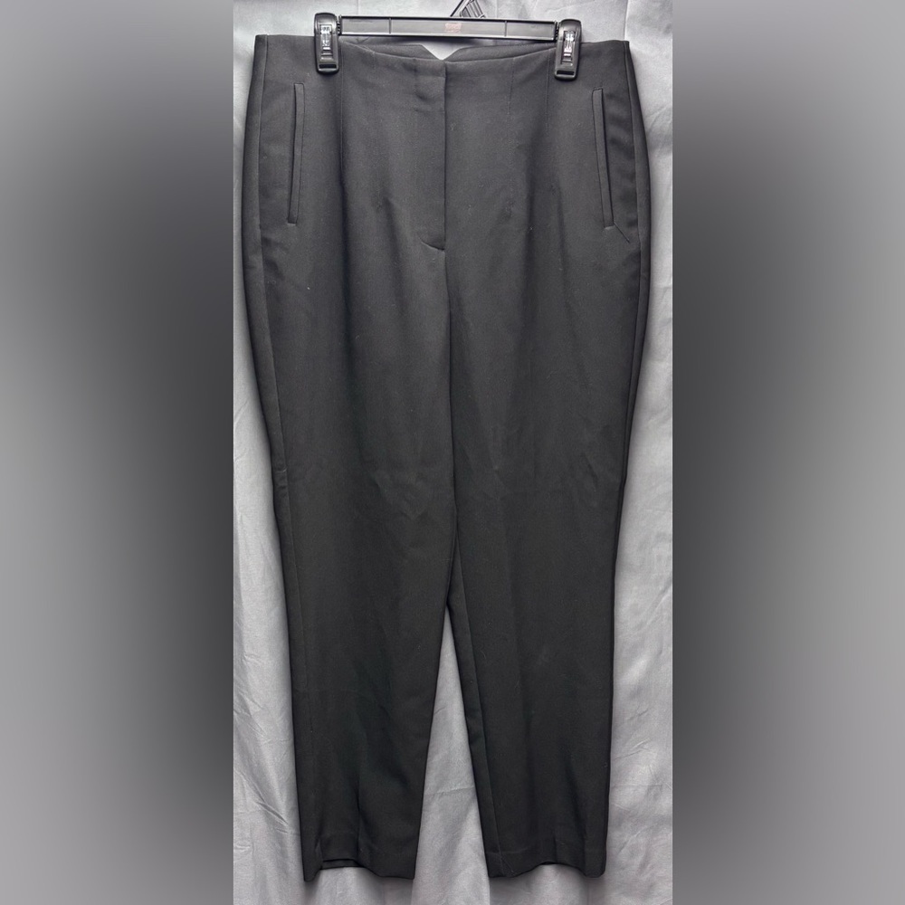 NINE WEST TAPERED HIGH RISE PANT SLIM WOMENS SIZE 12 TAILORED DRESS PANT STRETCH